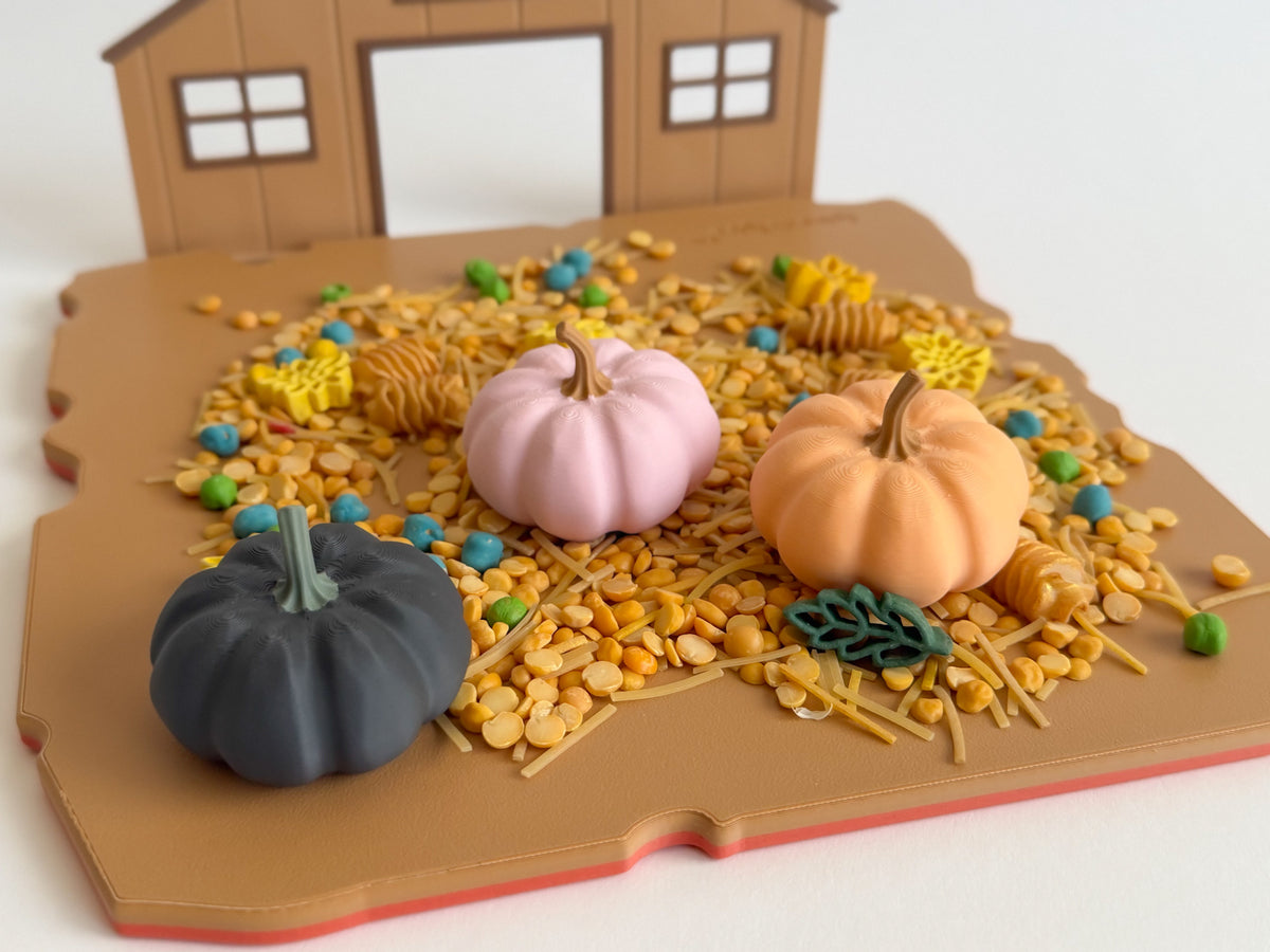 3D Printed Pumpkin Loose Parts | Pretend Play & Sensory Play