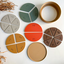 Load image into Gallery viewer, Eco-Friendly Fraction Puzzles