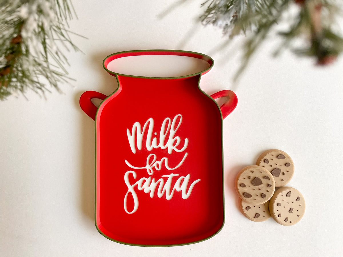 Milk Jug Bio Sensory Tray with Cookies