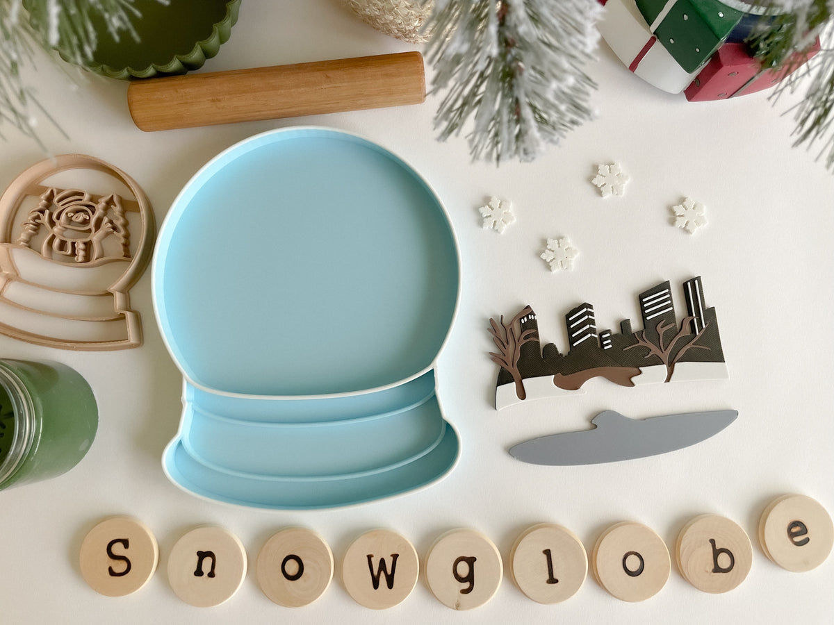 Snow Globe Bio Sensory Tray