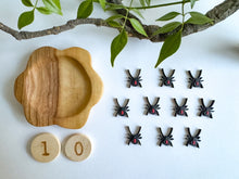 Load image into Gallery viewer, Bug-themed Math Counters set of 10