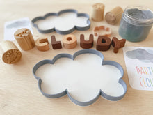 Load image into Gallery viewer, Cloud Bio Tray for Sensory Play