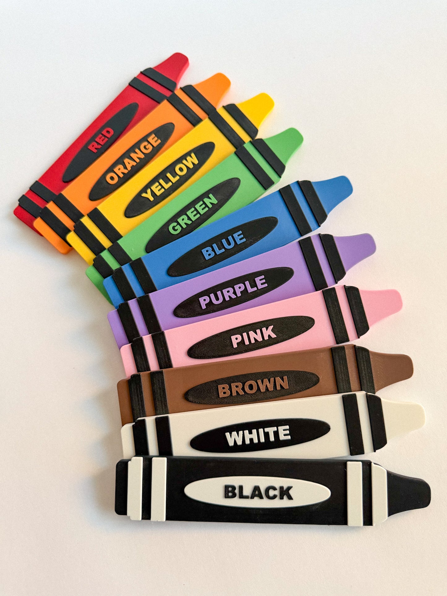 Large Color Crayon Cards | Set of 10 by WooBeWee™