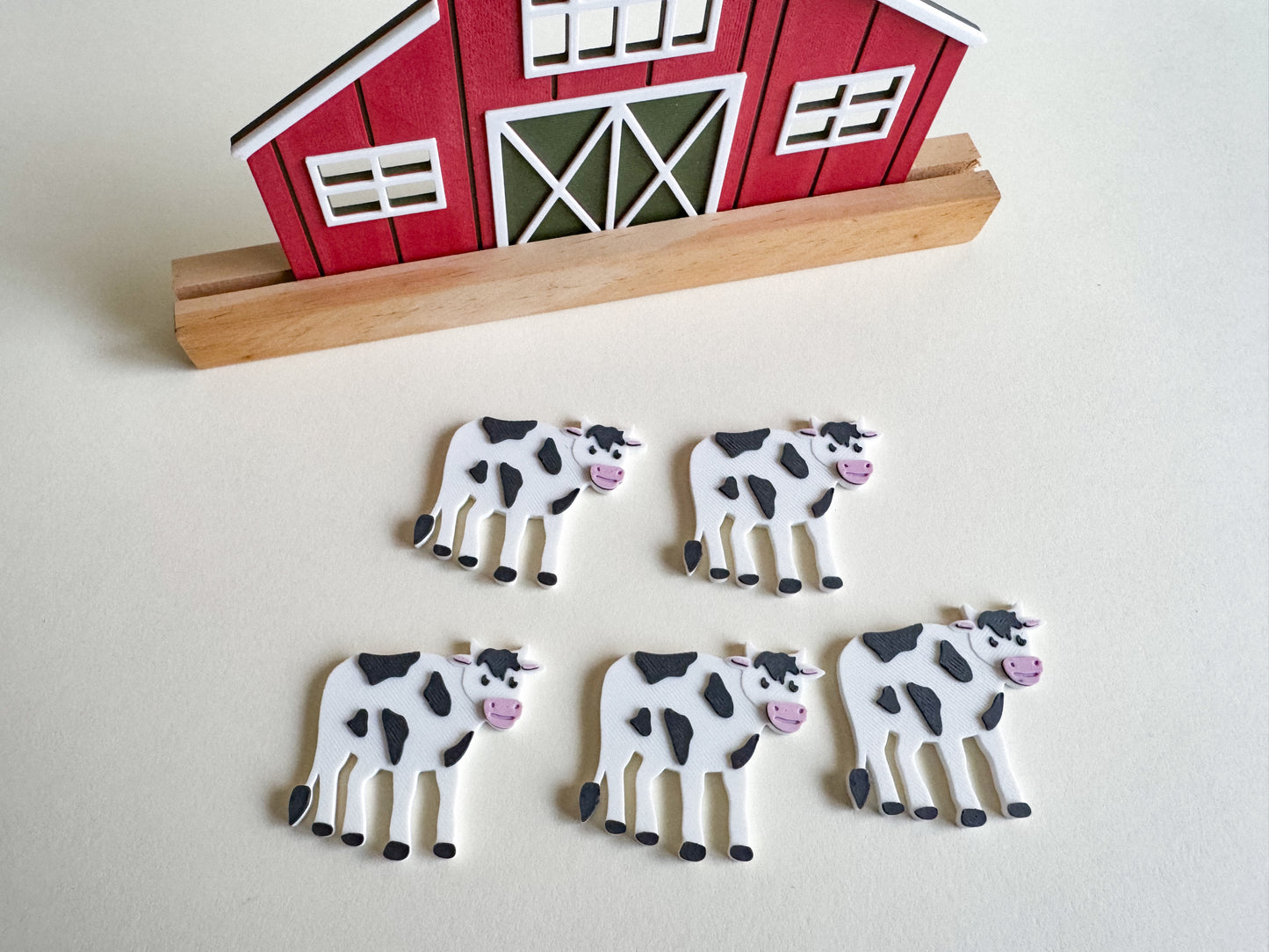 Farm Animals Math Counters, Eco-Friendly Loose Parts for Sensory Play