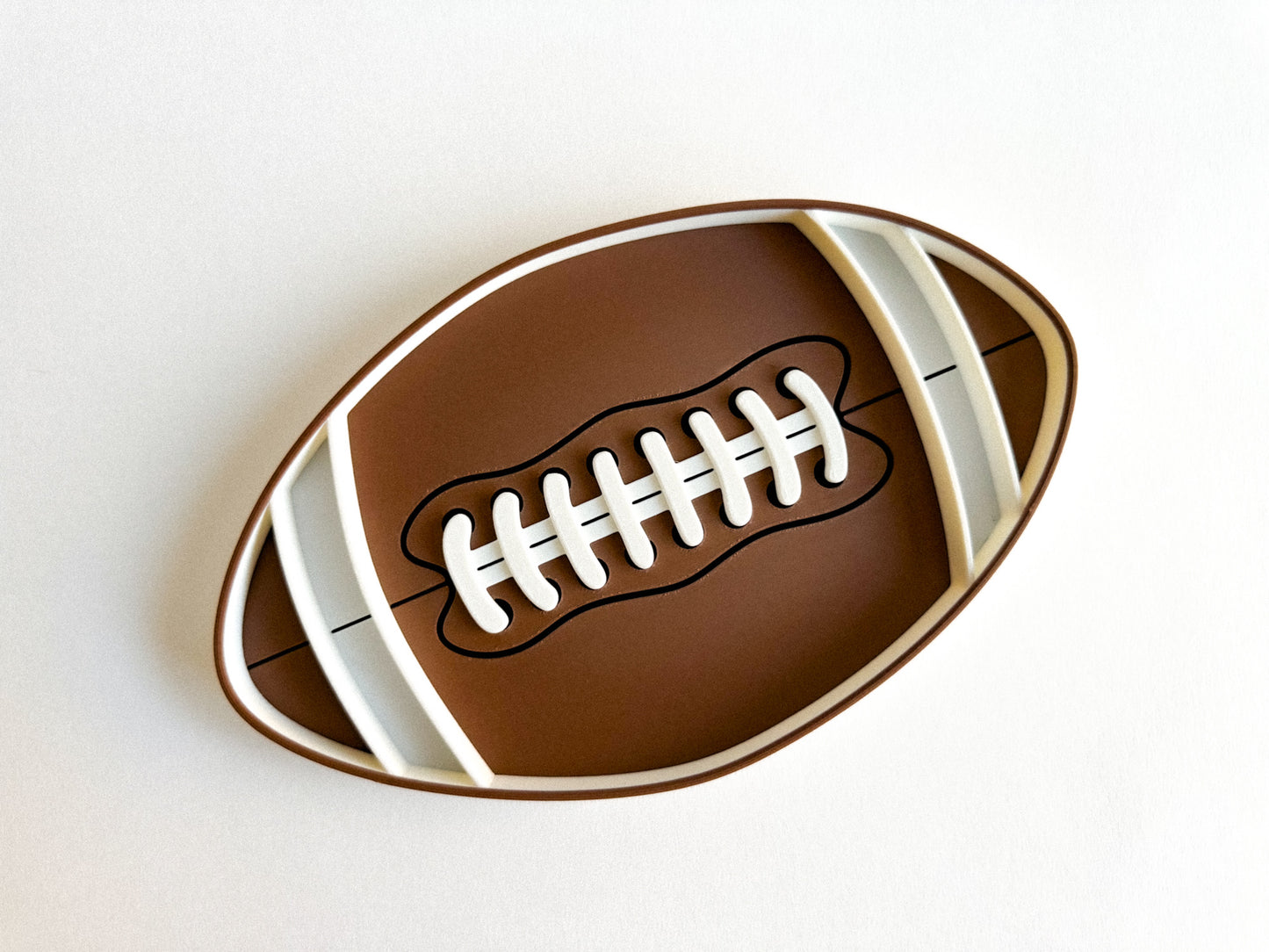 Football and Helmet Bio Sensory Tray for Little Leaguers