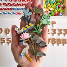 Load image into Gallery viewer, 2-in-1 Geoboard designed for creative learning, building, and play by WooBeWee