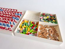 Load image into Gallery viewer, 2-in-1 Geoboard designed for creative learning, building, and play by WooBeWee