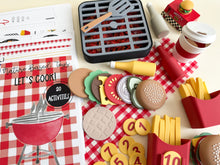 Load image into Gallery viewer, Little Chef’s Burger Bar, Sensory Play Collection, 3D-Printed with Hidden Magnets