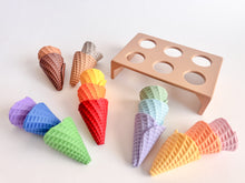 Load image into Gallery viewer, New - Mini Ice Cream Waffle cone set by WooBeWee