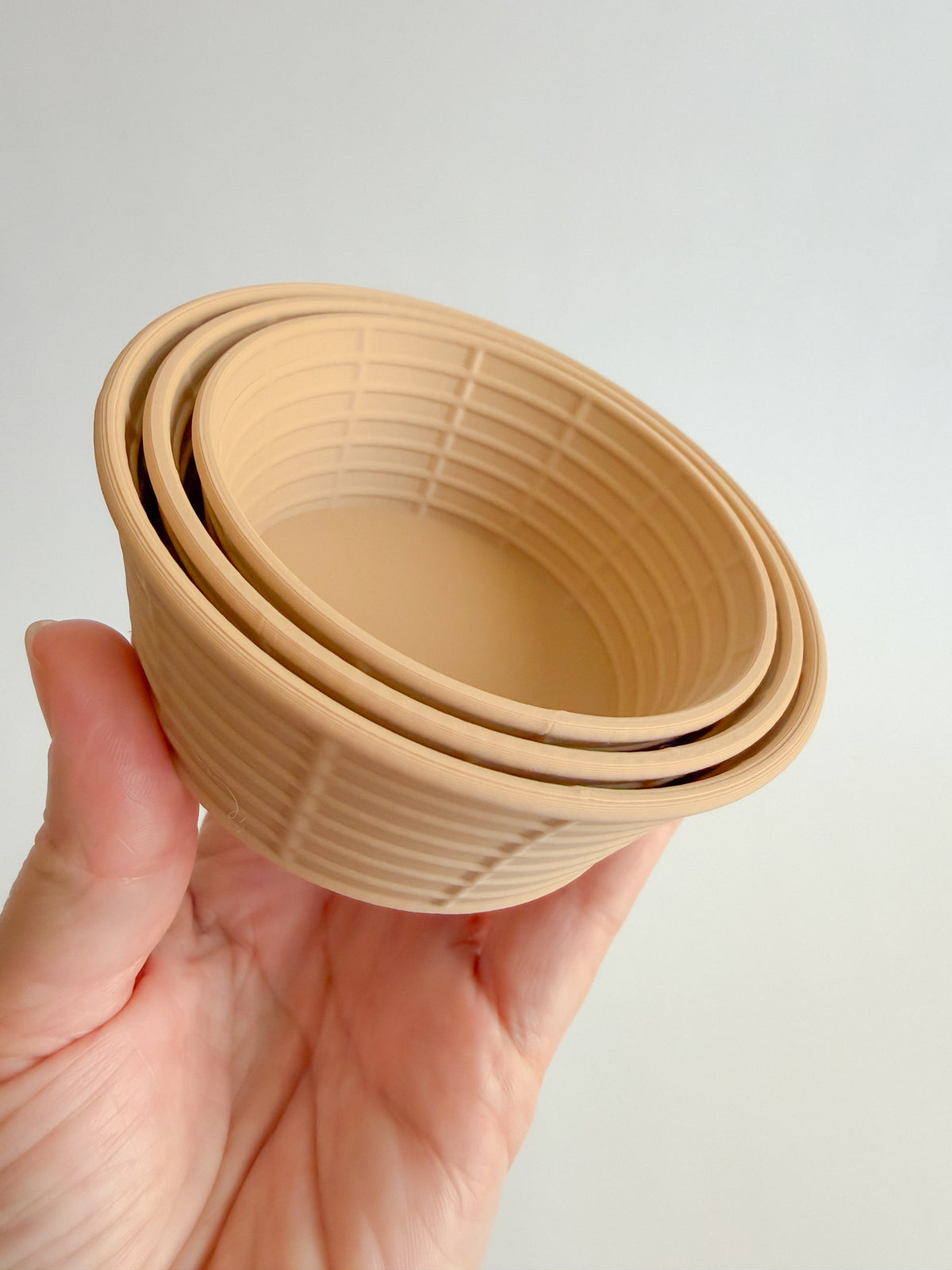 Wicker Sensory Nesting Bowls set of 3