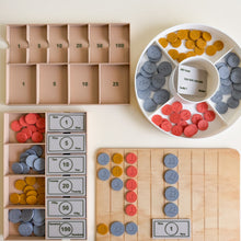 Load image into Gallery viewer, Play Money Set for Kids, Learn, Save, and Play! (3D-Printed)