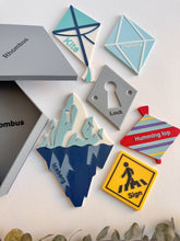 Load image into Gallery viewer, New Shape Boxes, Oval and Rhombus, Basic Shapes Learning Collection by WooBeWee™