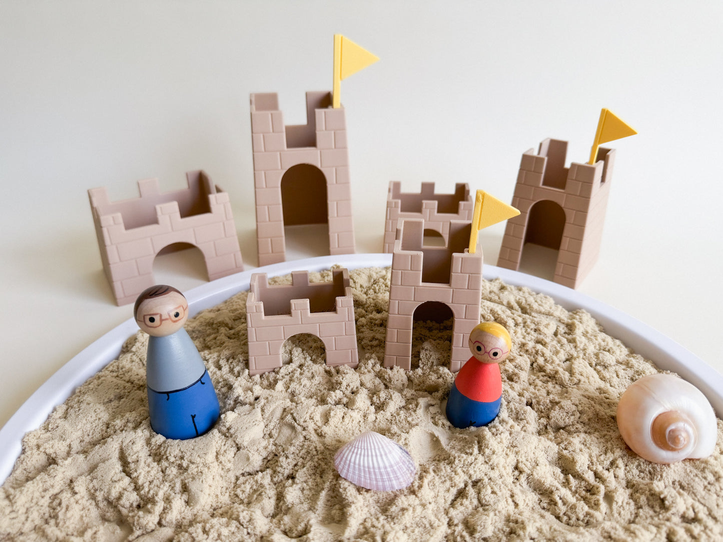 Build Your Own Sand Castle Kingdom - 3D-Printed Towers & Side Buildings