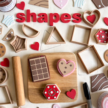 Load image into Gallery viewer, NEW Shape Bio Dough Cutter set of 13 and Matching Toppings