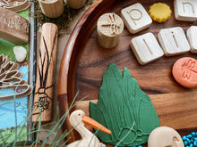 Load image into Gallery viewer, Pond Life Wooden Roller (laser engraved)