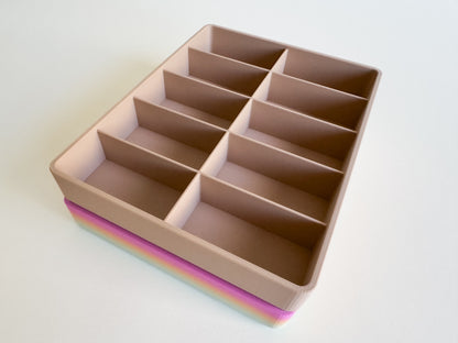 The Ultimate 10-Compartment Storage Tray (3D-printed)
