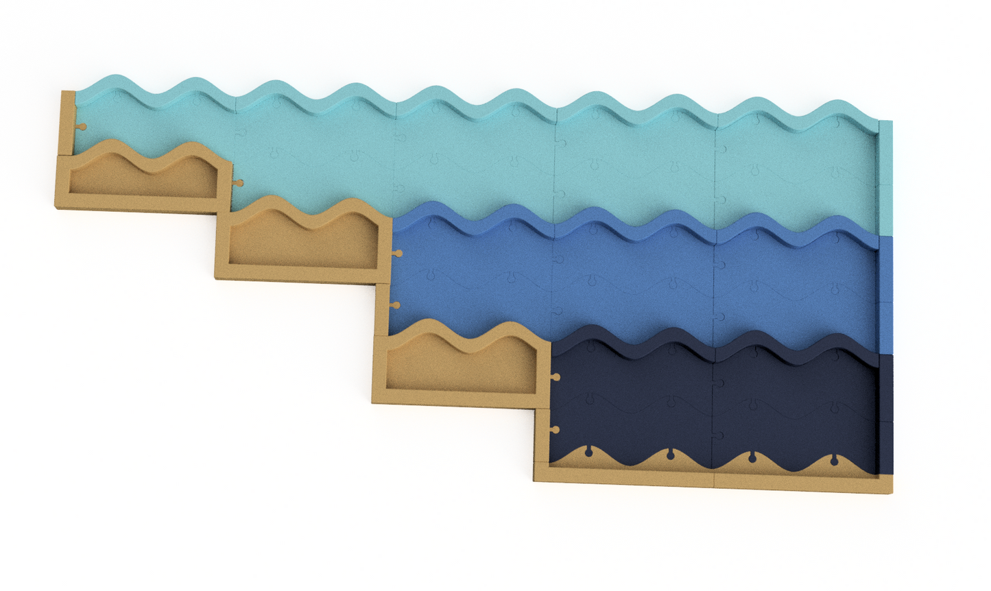 Infinity Base – Ocean World Builder Ready to 3D Print and 3MF File Digital Download