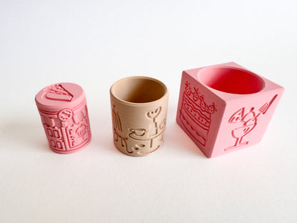 Sweet Treat Shop 3-in-1 Combo, Playdough Roller and Stamps by inniko