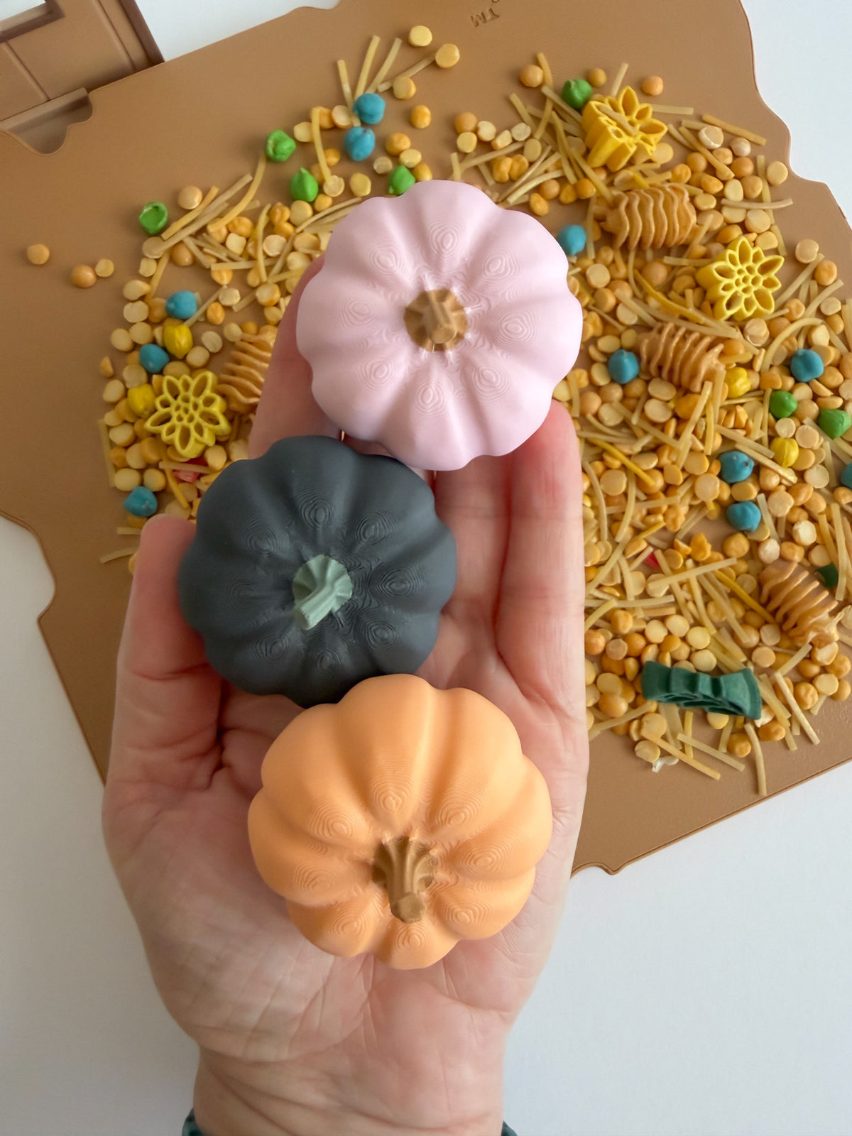 3D Printed Pumpkin Loose Parts | Pretend Play & Sensory Play