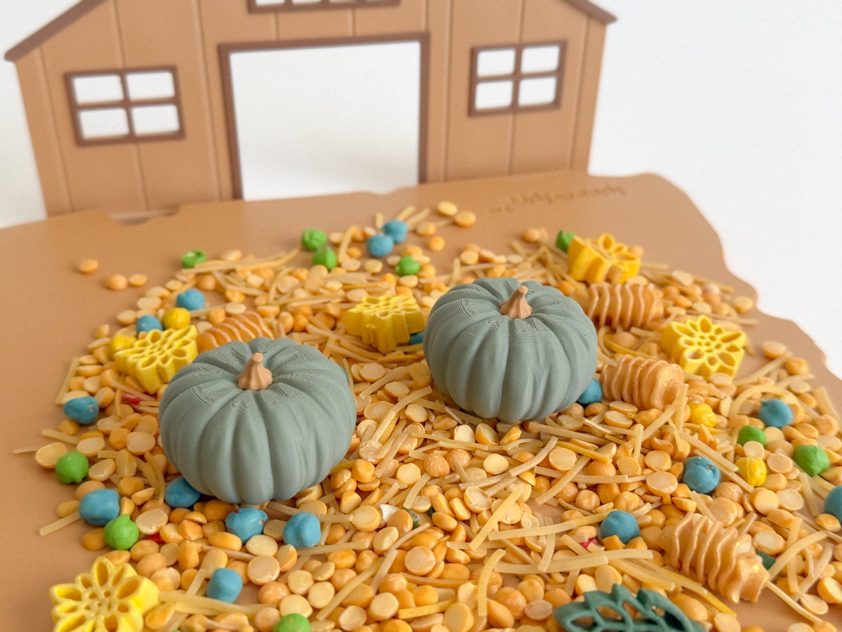 3D Printed Pumpkin Loose Parts | Pretend Play & Sensory Play