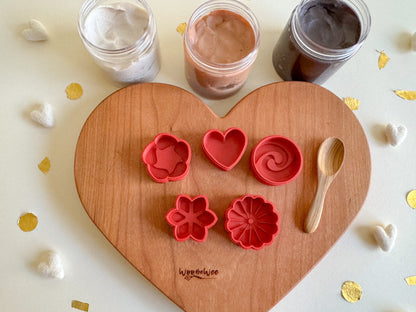 Eco-friendly 3D-printed Chocolate Molds set of 5