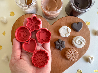 Eco-friendly 3D-printed Chocolate Molds set of 5
