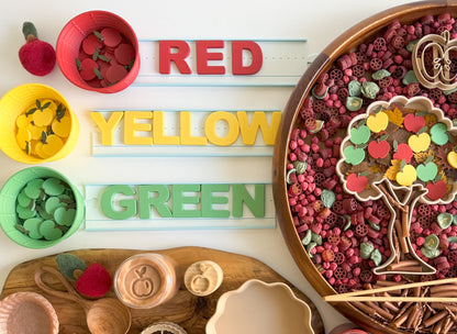 Fruit-themed Math Counters