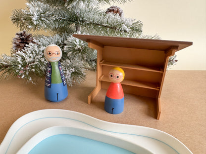 Frozen Lake and Shack, Eco-friendly Perfect for Sensory Play