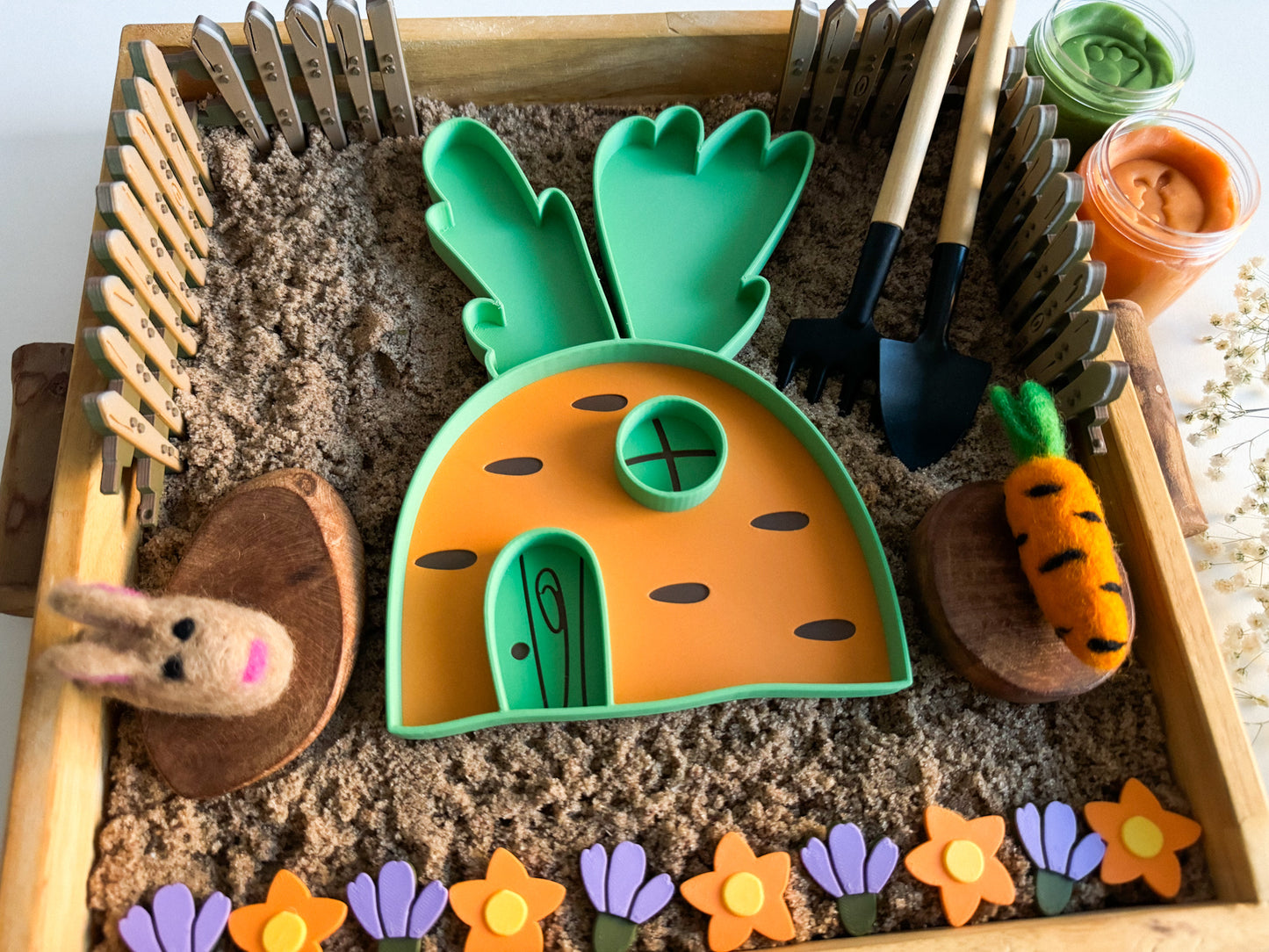 Carrot Cottage Bio Sensory Play Tray