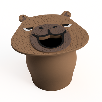 Feed the Hungry Capybara Ready to 3D Print STL and 3MF Digital Download