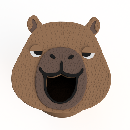 Feed the Hungry Capybara Ready to 3D Print STL and 3MF Digital Download