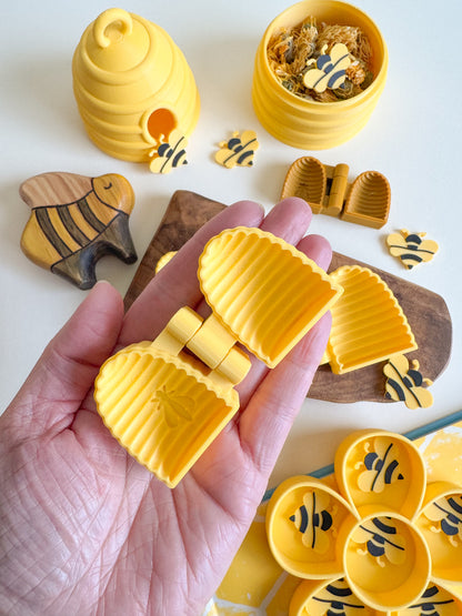 Busy Beehive Bio Mold, 3D-printed for Sensory Play (S, M, L)