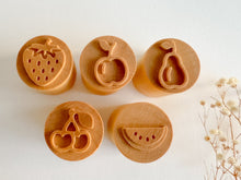 Load image into Gallery viewer, Fruit Playdough Stamps set of 5
