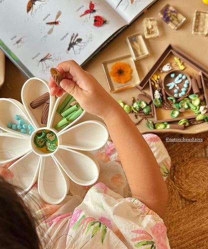 Flower Bio Sensory Play Tray