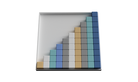 Montessori Counting Cube Towers & Activity Base - Ready to 3D Print STL and 3MF Digital Download