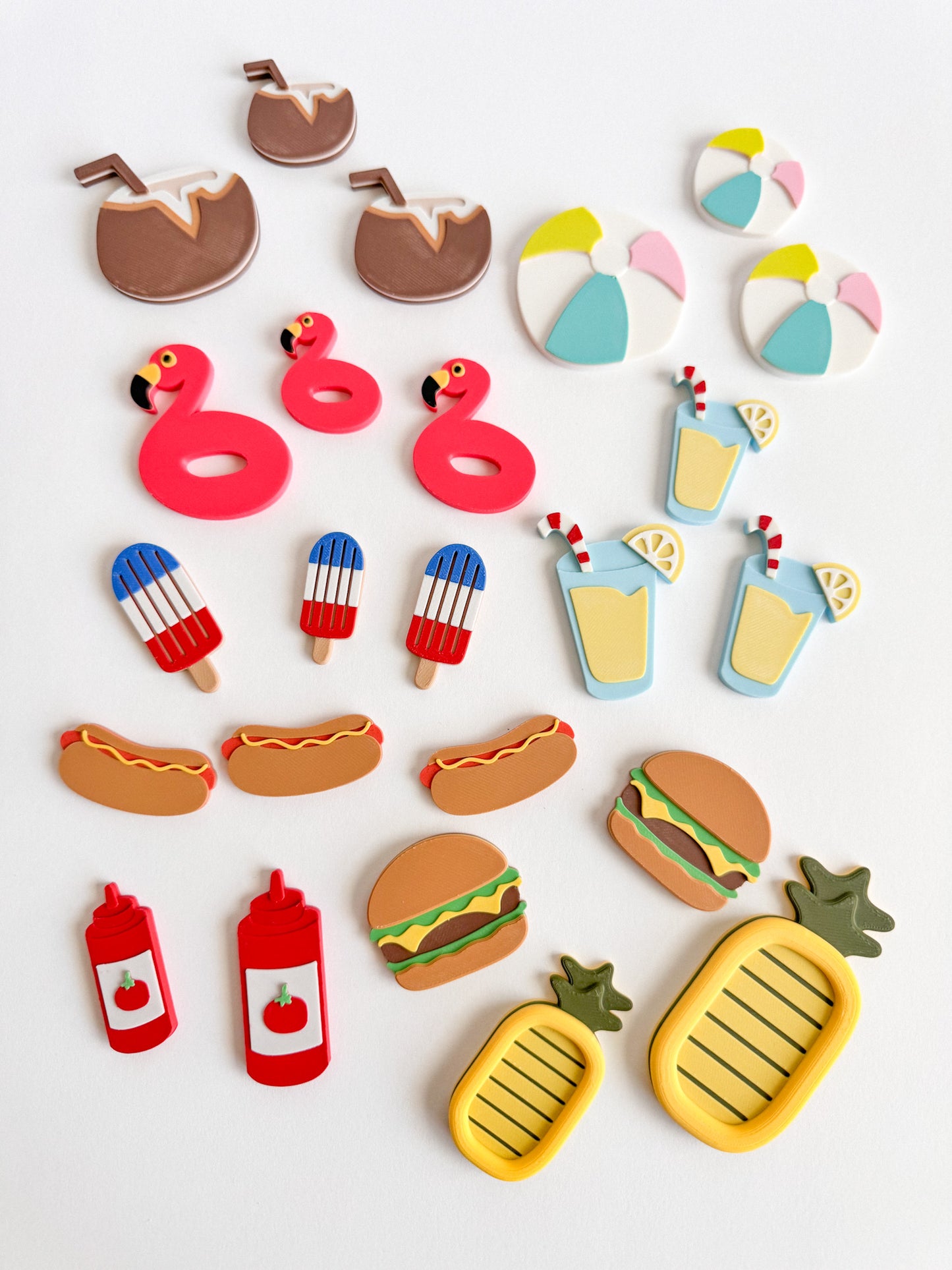 Pool Party Loose Parts - Ready to 3D Print STL and 3MF Digital Download