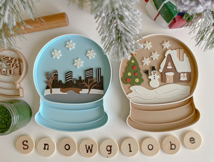 Snow Globe Bio Sensory Tray