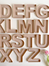 Load image into Gallery viewer, Uppercase Letter Bio Sensory Play Trays, 3d-printed
