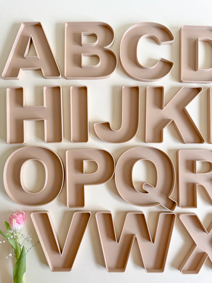 Uppercase Letter Bio Sensory Play Trays, 3d-printed
