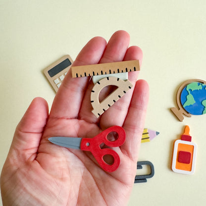Back-to-School Inspired Math Counters, Loose Parts, 3D-printed