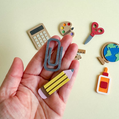 Back-to-School Inspired Math Counters, Loose Parts, 3D-printed