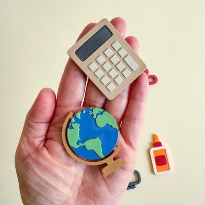 Back-to-School Inspired Math Counters, Loose Parts, 3D-printed
