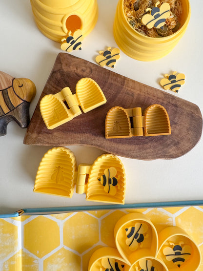 Busy Beehive Bio Mold, 3D-printed for Sensory Play (S, M, L)