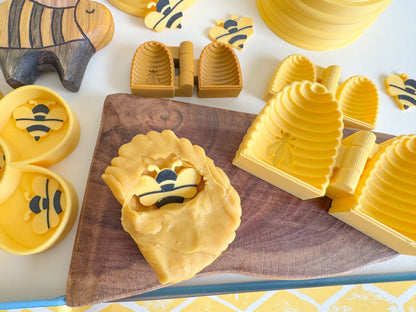 Busy Beehive Bio Mold, 3D-printed for Sensory Play (S, M, L)