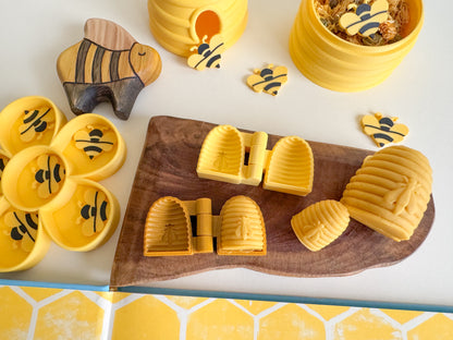Busy Beehive Bio Mold, 3D-printed for Sensory Play (S, M, L)