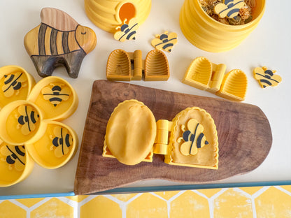 Busy Beehive Bio Mold, 3D-printed for Sensory Play (S, M, L)