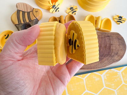 Busy Beehive Bio Mold, 3D-printed for Sensory Play (S, M, L)