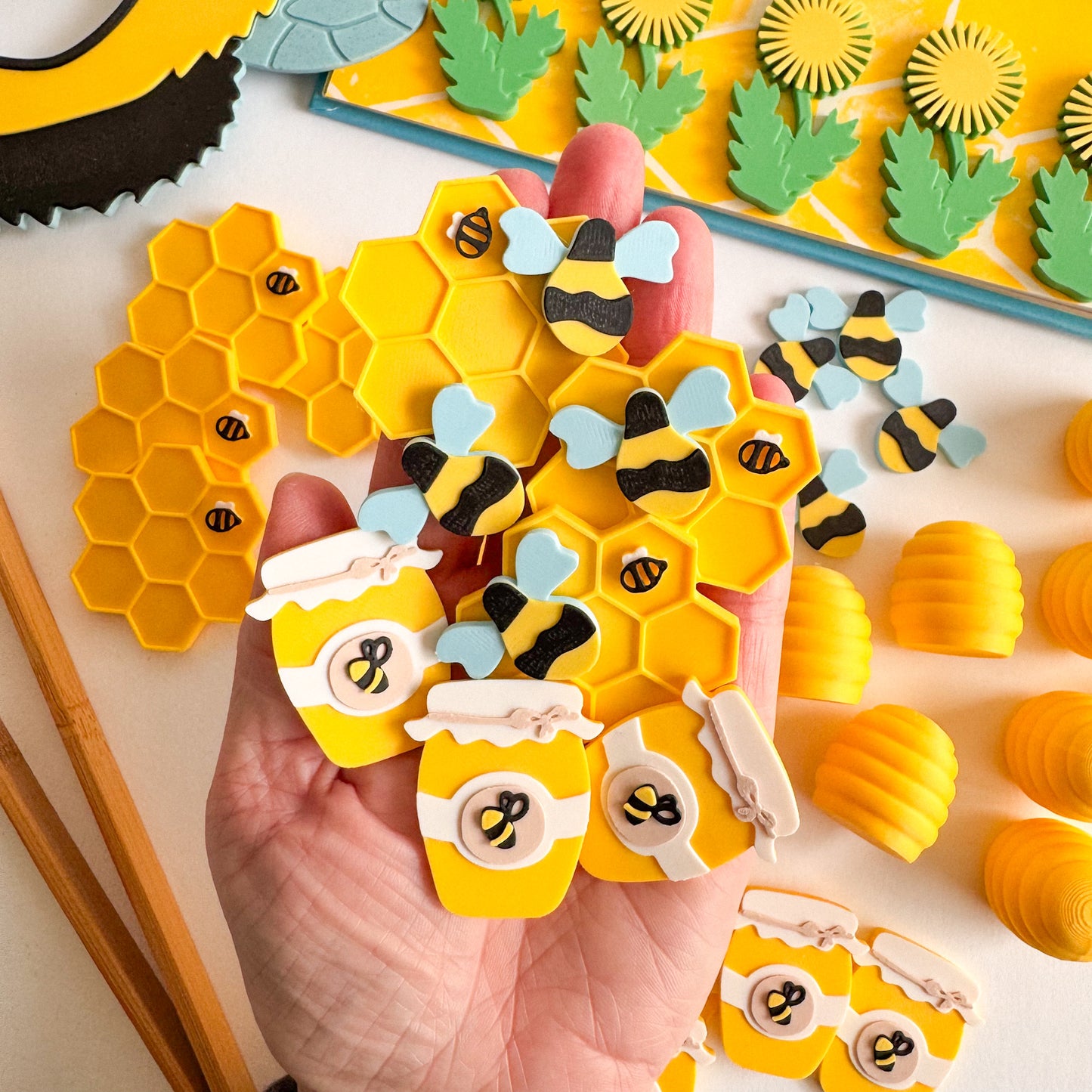 Bee-Themed Loose Parts Collection by WooBeWee