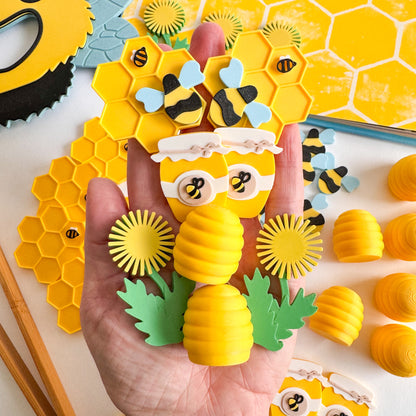 Bee-Themed Loose Parts Collection by WooBeWee