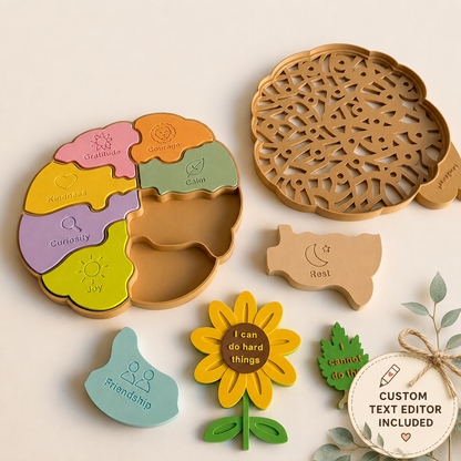 Be Kind to Your Mind Set + Costume Text Editor - Ready to 3D Print STL and 3MF Digital Download